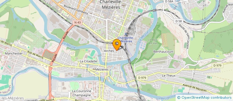 localisation de l'entreprise LUCIANE à CHARLEVILLE-MEZIERES