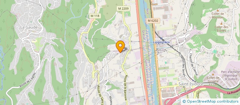 localisation de l'entreprise LUCIANI AGENCY  SAINT-LAURENT-DU-VAR