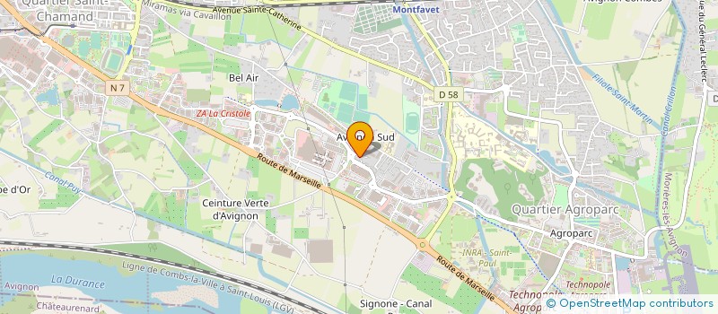 localisation de l'entreprise LUCIANI EURL à AVIGNON