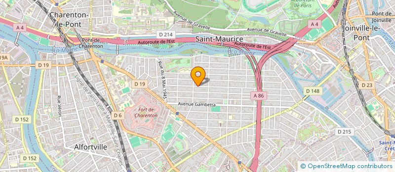 localisation de l'entreprise LUCIANI LARTIGUE à MAISONS-ALFORT