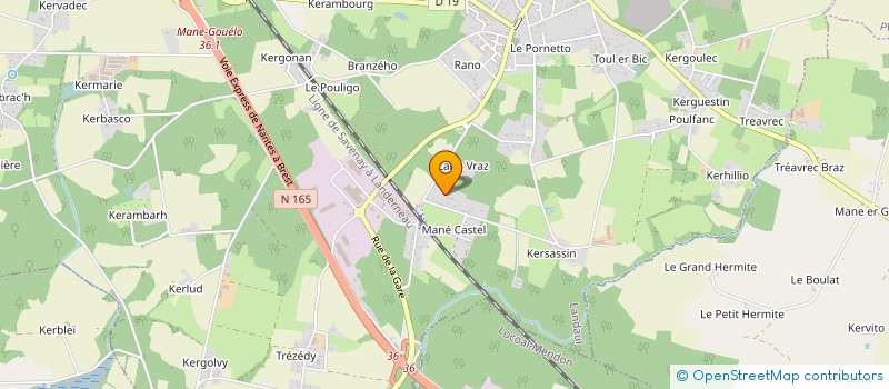 localisation de l'entreprise LUCIANI MACONNERIE  LANDAUL