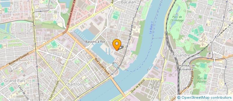 localisation de l'entreprise LUCIANO CONSTRUCTION  BORDEAUX