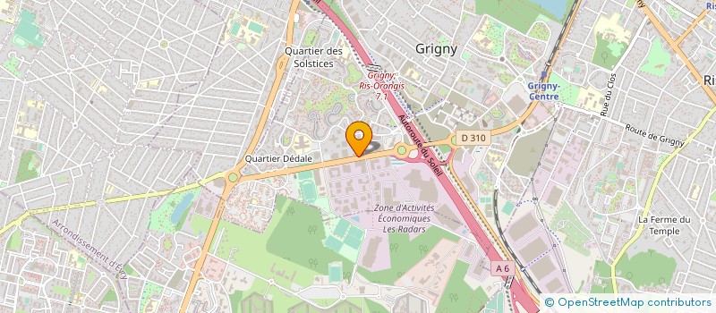 localisation de l'entreprise LUCIANO VAZ BATIMENT à GRIGNY