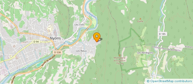 localisation de l'entreprise LUCIB  NYONS