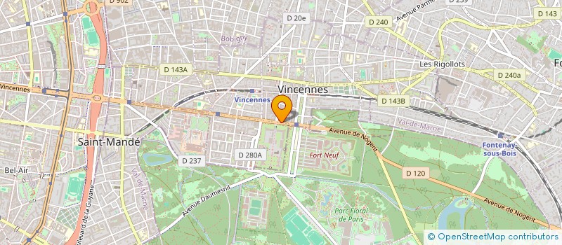 localisation de l'entreprise LUCID  VINCENNES