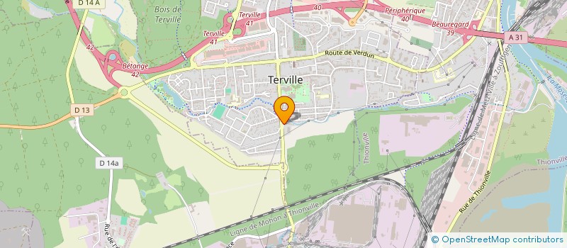 localisation de l'entreprise LUCIDA  TERVILLE