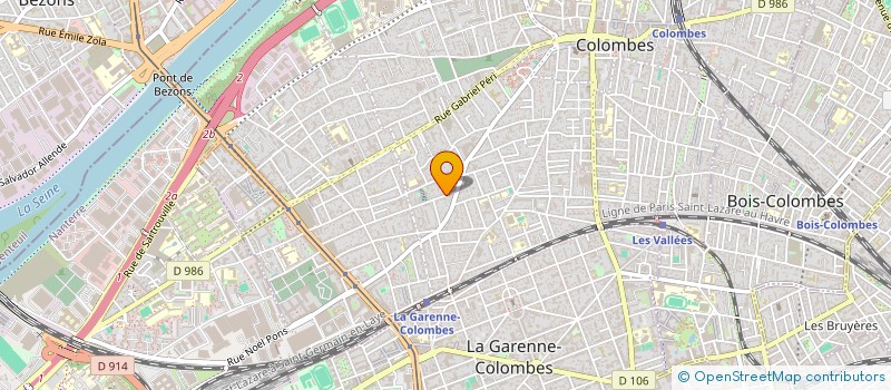 localisation de l'entreprise LUCIDA  COLOMBES