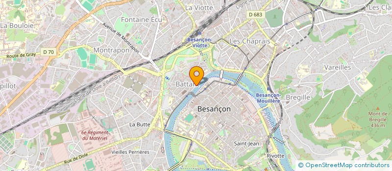 localisation de l'entreprise LUCIDE à BESANCON