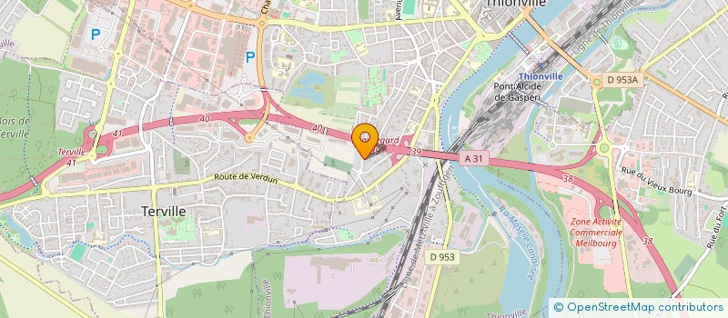 localisation de l'entreprise LUCIDE  THIONVILLE