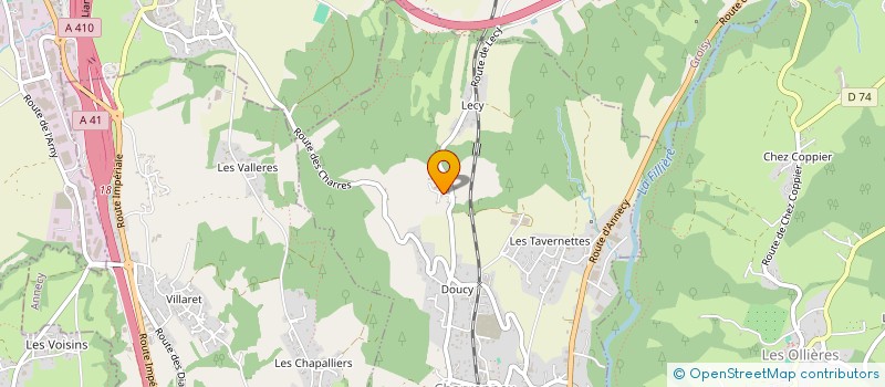 localisation de l'entreprise LUCIDE AI  CHARVONNEX