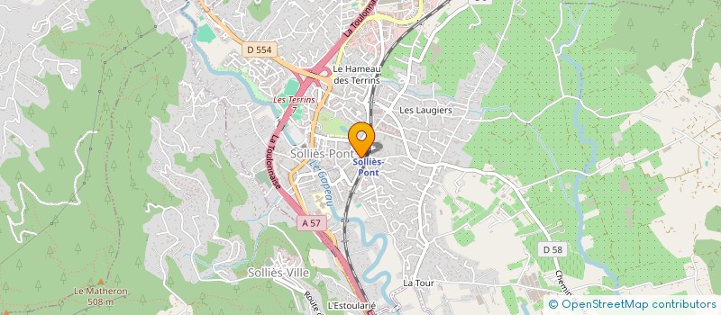 localisation de l'entreprise LUCIDE IMMO SOLLIES PONT  SOLLIES-PONT