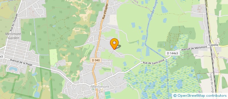 localisation de l'entreprise LUCIE 2  MERLIMONT