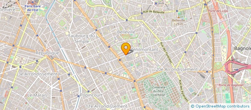 localisation de l'entreprise LUCIE 2022  PARIS