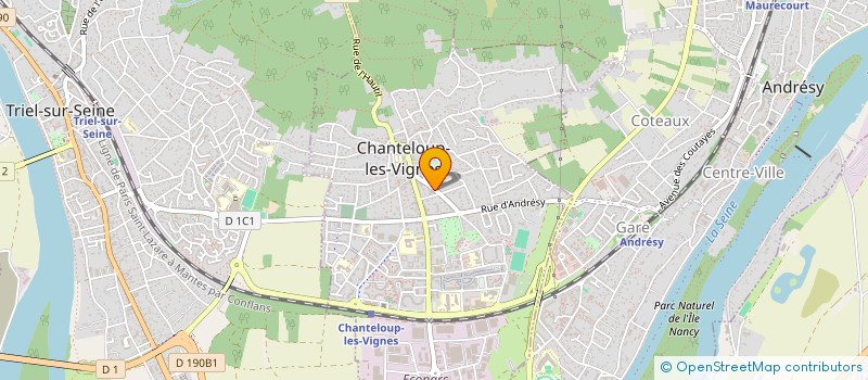 localisation de l'entreprise LUCIE à CHANTELOUP-LES-VIGNES