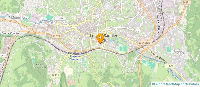 localisation de l'entreprise LUCIE  LONS-LE-SAUNIER