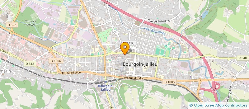 localisation de l'entreprise LUCIE à BOURGOIN-JALLIEU