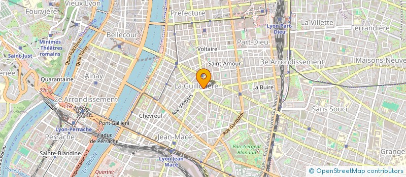 localisation de l'entreprise LUCIE  LYON