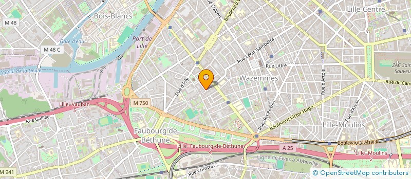 localisation de l'entreprise LUCIE à LILLE