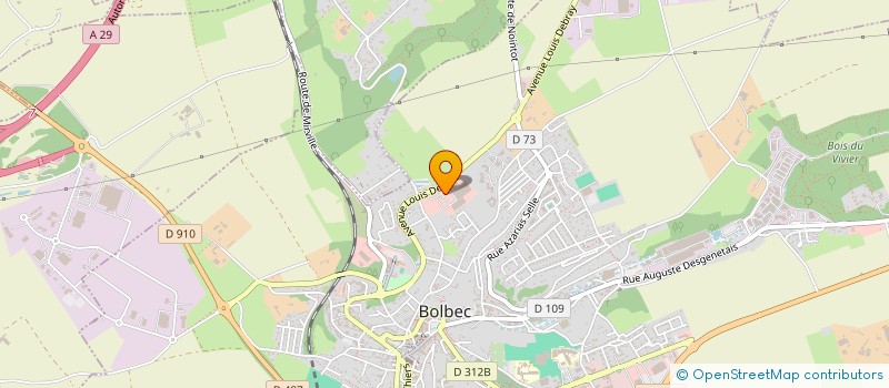 localisation de l'entreprise LUCIE  BOLBEC