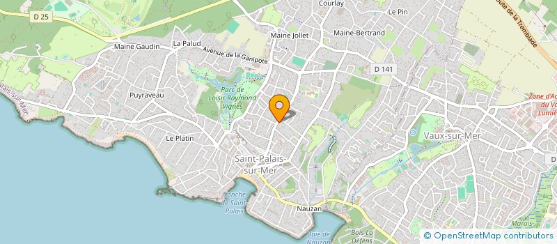 localisation de l'entreprise LUCIE AUTOMOBILES  SAINT-PALAIS-SUR-MER