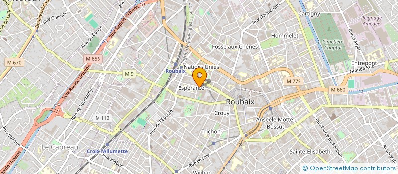 localisation de l'entreprise LUCIE BROCHARD VO à ROUBAIX