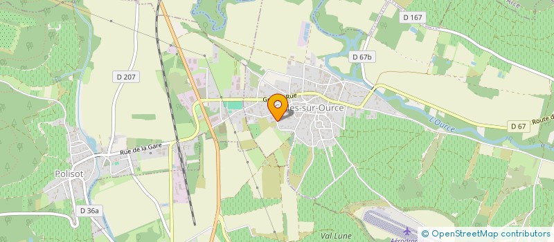 localisation de l'entreprise LUCIE CHEURLIN à CELLES-SUR-OURCE