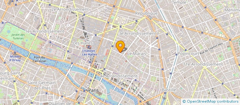 localisation de l'entreprise LUCIE COMMUNICATION à PARIS