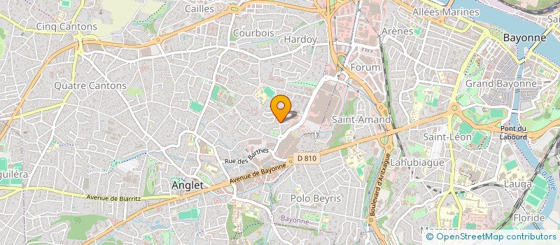 localisation de l'entreprise LUCIE DUPECHEZ  ANGLET