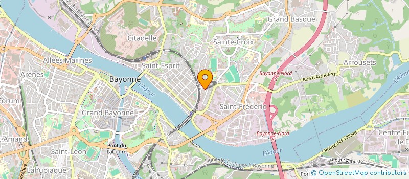 localisation de l'entreprise LUCIE ET MARIE à BAYONNE