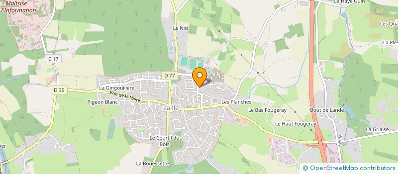 localisation de l'entreprise LUCIE FERRY  LAILLE