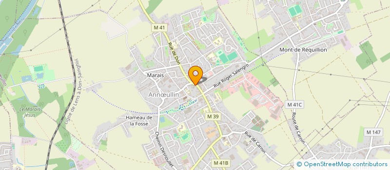 localisation de l'entreprise LUCIE LAURAIRE  ANNULLIN