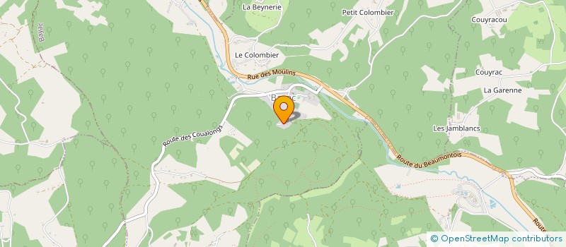 localisation de l'entreprise LUCIE'LAVAGE  BAYAC