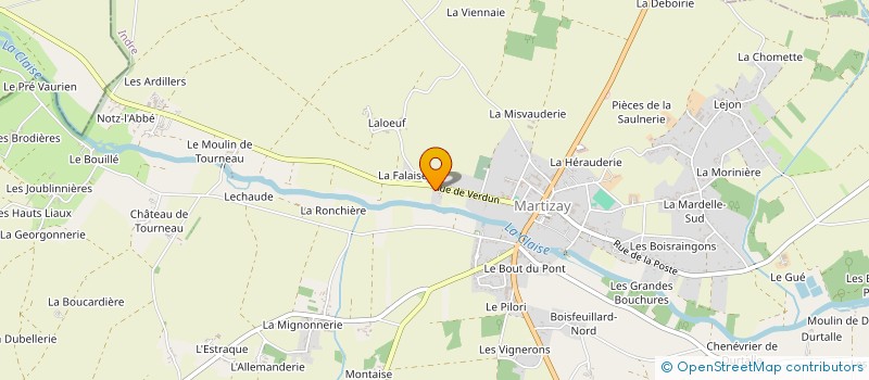 localisation de l'entreprise LUCIE & LOUIS à MARTIZAY