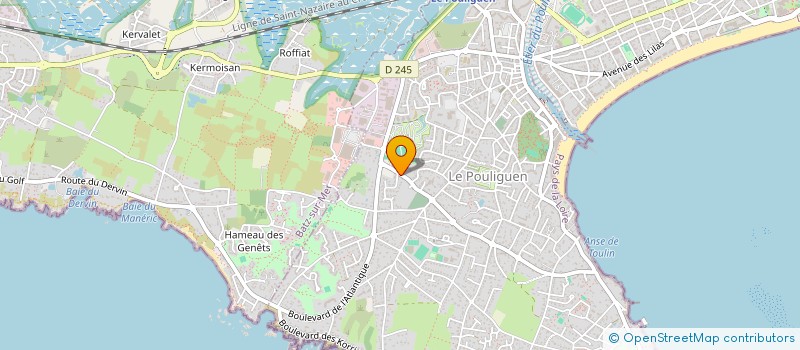 localisation de l'entreprise LUCIE.P.A.  LE POULIGUEN