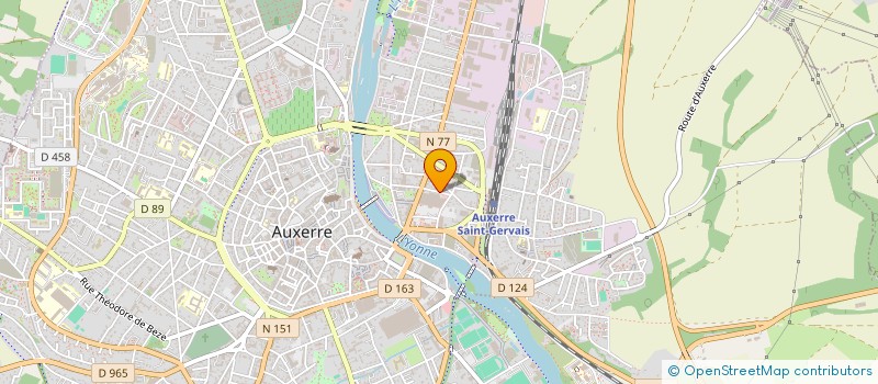 localisation de l'entreprise LUCIE PARTICIPATION à AUXERRE