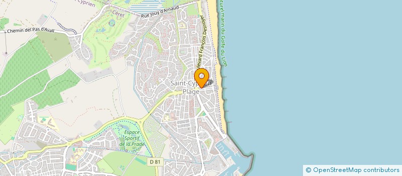 localisation de l'entreprise LUCIE PHAM  ST CYPRIEN