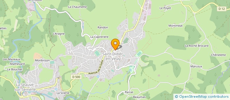 localisation de l'entreprise LUCIE & PIERRE - PROJET & MAITRISE  SAINT-DIDIER-EN-VELAY