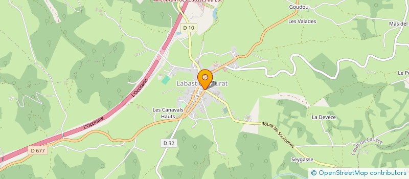localisation de l'entreprise LUCIE RABIER VETERINAIRE  CUR DE CAUSSE