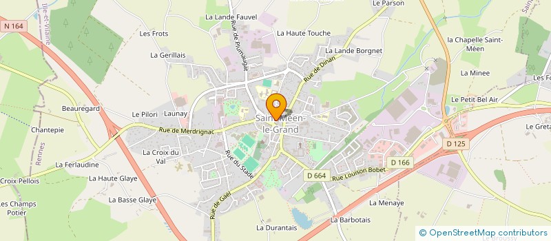 localisation de l'entreprise LUCIE1M  SAINT-MEEN-LE-GRAND