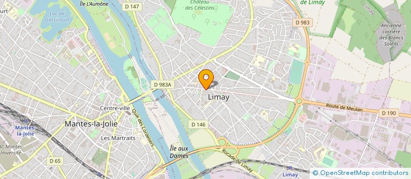localisation de l'entreprise LUCIEL à LIMAY