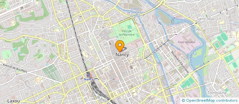 localisation de l'entreprise LUCIEN à NANCY