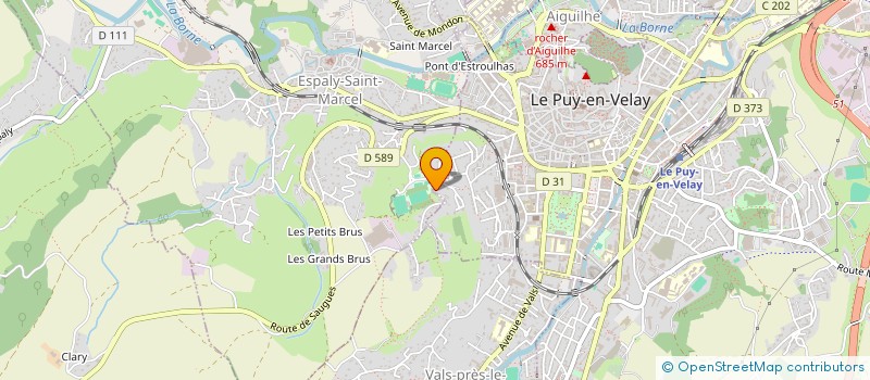 localisation de l'entreprise LUCIEN 43  LE PUY-EN-VELAY