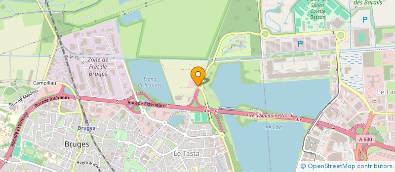 localisation de l'entreprise LUCIEN  BRUGES