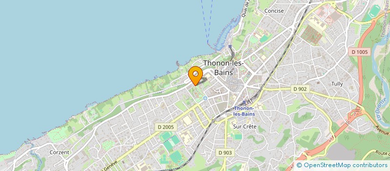 localisation de l'entreprise LUCIEN  THONON-LES-BAINS