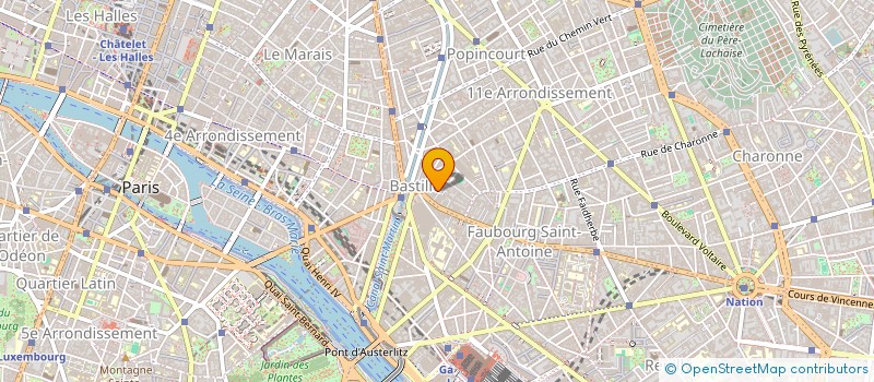 localisation de l'entreprise LUCIEN GAU à PARIS
