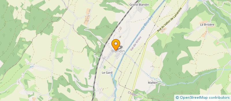 localisation de l'entreprise LUCIEN MAGNIN  BLANDIN