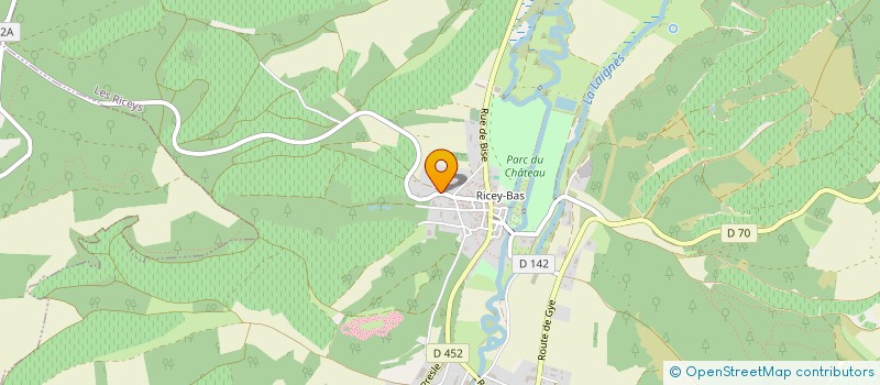 localisation de l'entreprise LUCIEN, MICHEL & ANTOINE  LES RICEYS