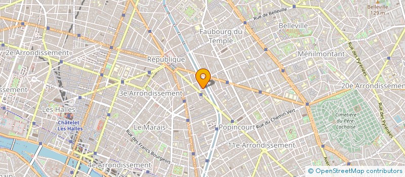 localisation de l'entreprise LUCIEN NOURY S A à PARIS