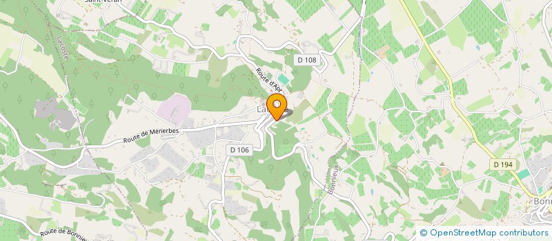 localisation de l'entreprise LUCIEN RAVOIRE ET FILS  BONNIEUX