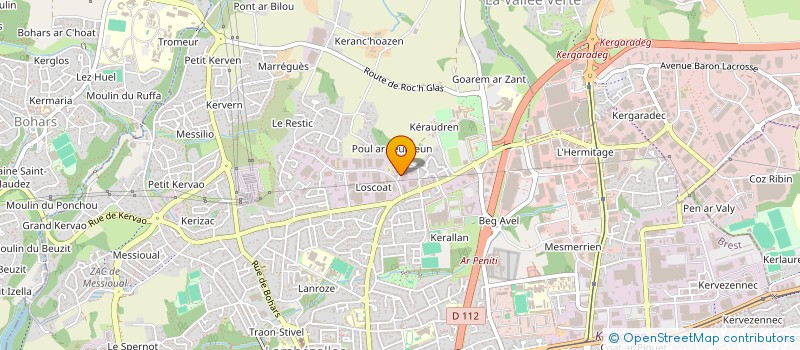 localisation de l'entreprise LUCIEN SANQUER à BREST